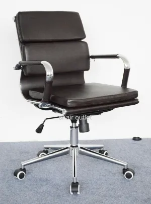 New Black Soft Pad Style Designer Office Management Chair