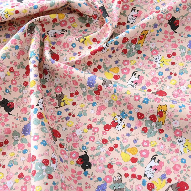 New Cotton Cloth Cartoon Floral Clothing