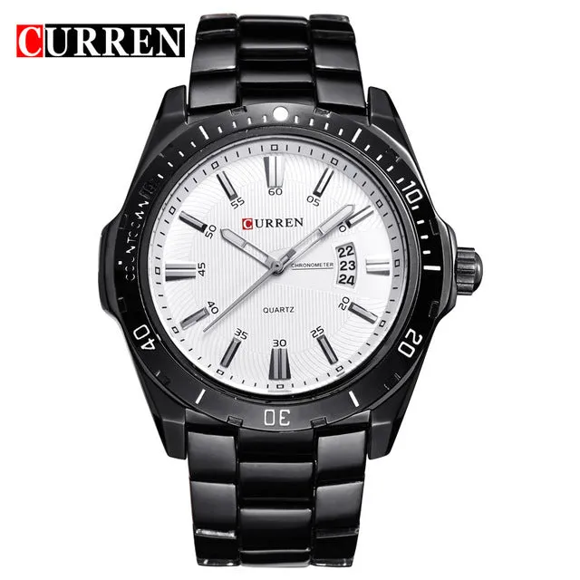 NEW curren  watches men Top Brand fashion watch quartz watch male relogio masculino men Army  sports Analog Casual  8110