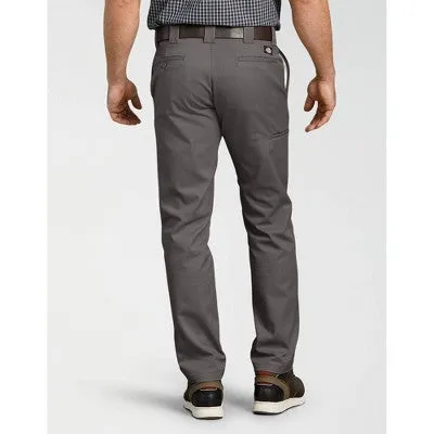 NEW - Dickies Men's FLEX Slim Fit Tapered Multi-Use Pocket Work Pants - Gravel Gray 30x30