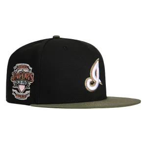 New Era 59Fifty Cookie Martini Cleveland Guardians Inaugural Patch I Hat - Black, Olive