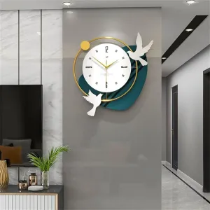 NEW ERA DESIGNS Modern Handmade Metal Wall Clock for Home Décor, Perfect for Bed Room/Living Room/Hotel/Restaurant (Multi) (Size: 24 x 24 Inch)