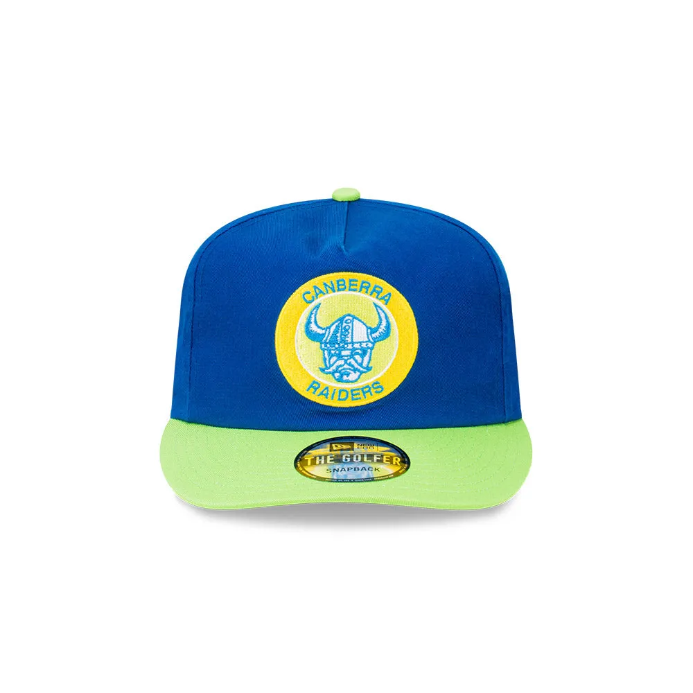 New Era Golfer NRL 2024 Retro Team Canberra Raiders