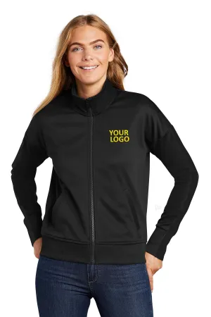 New Era Ladies Branded Coach Jackets, Black/ Black