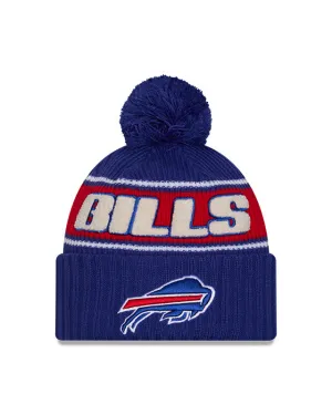 New Era Men's NFL Buffalo Bills Sideline 24 Sport Pom Knit Toque