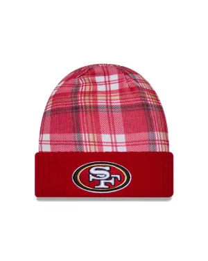 New Era Men's NFL San Francisco 49ers Sideline 24 Statement Cuffed Knit Toque