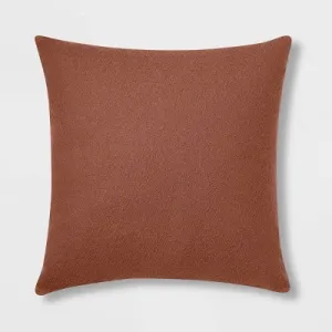 New - Euro Boucle Color Blocked Decorative Throw Pillow Cognac - Threshold