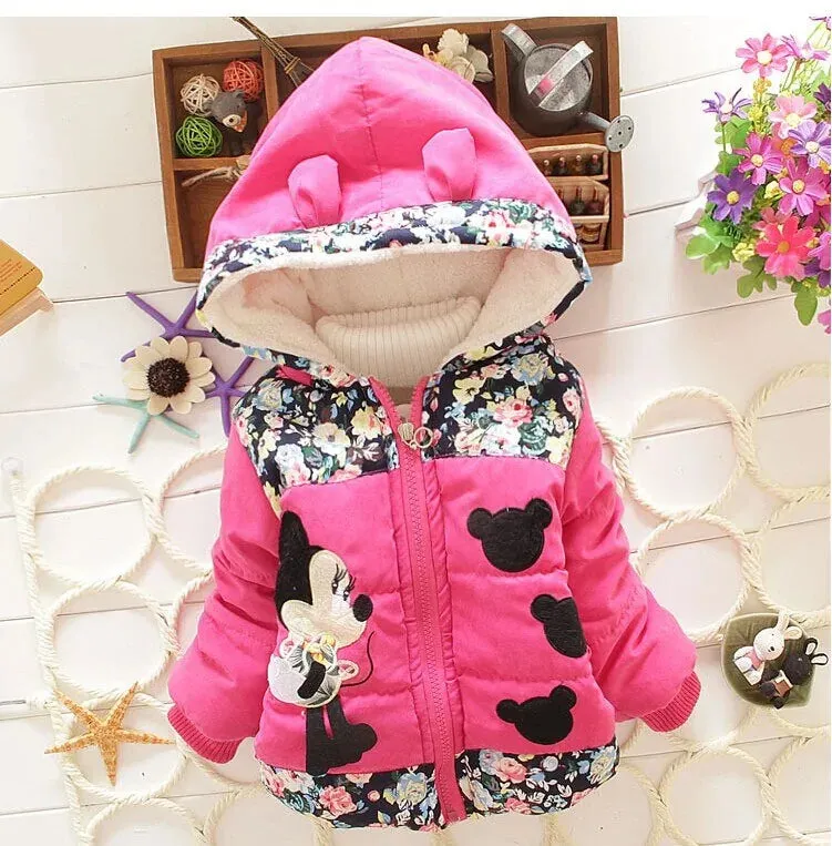 New Girls Minnie Cartoon Jacket