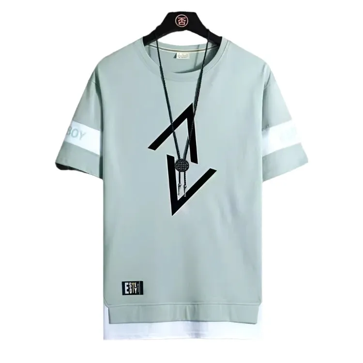 New Men's T Shirts Fashion Summer Short Sleeve Graphics Desing