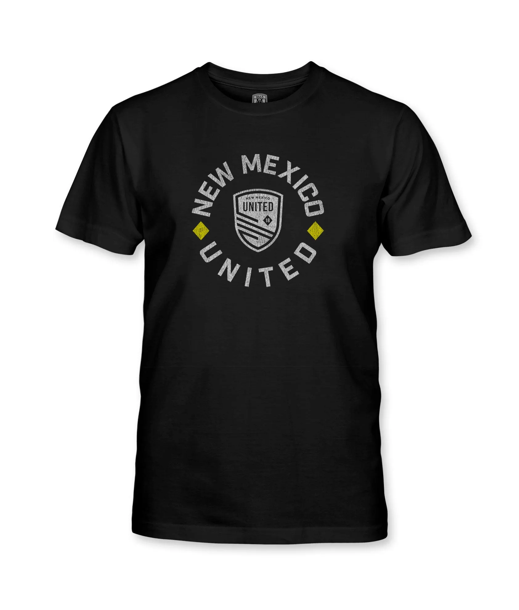 New Mexico United Youth Roundabout Cotton T-Shirt - Black