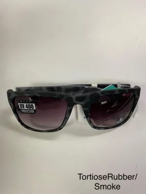 NEW Neff Chip Sunglasses Tortoise Rubber Smoke (No case) MSRP$20