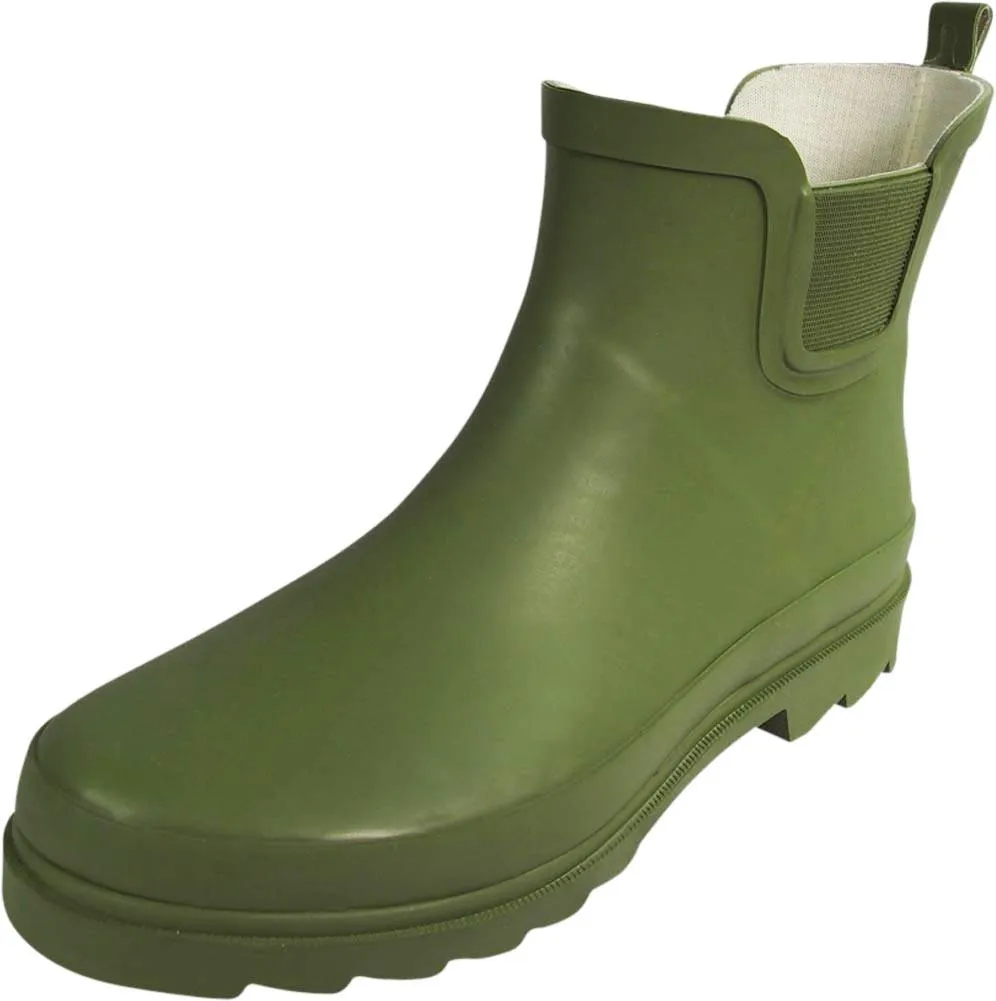 New Norty Women Low Ankle High Rain Boots Rubber Snow Rainboot Shoe Bootie, 39717