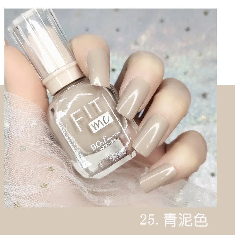 New product nail polish free toast dry display 36 color transparent nail polish cross-border beauty makeup