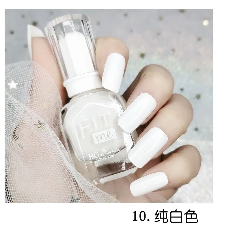 New product nail polish free toast dry display 36 color transparent nail polish cross-border beauty makeup