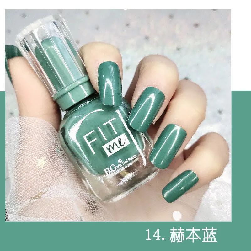 New product nail polish free toast dry display 36 color transparent nail polish cross-border beauty makeup