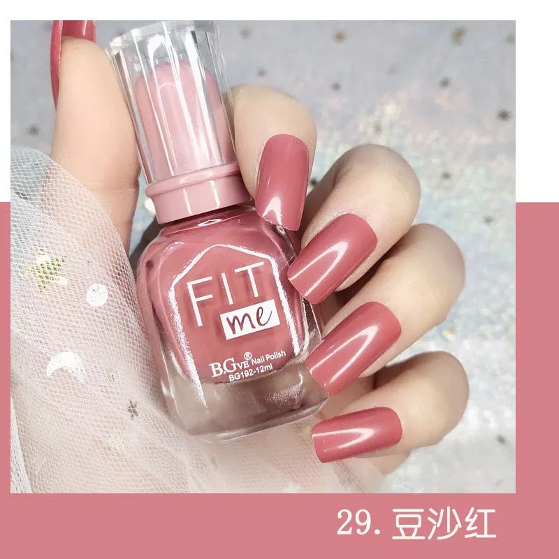 New product nail polish free toast dry display 36 color transparent nail polish cross-border beauty makeup