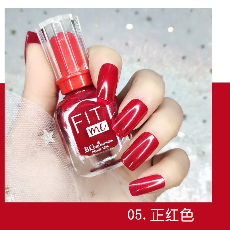 New product nail polish free toast dry display 36 color transparent nail polish cross-border beauty makeup