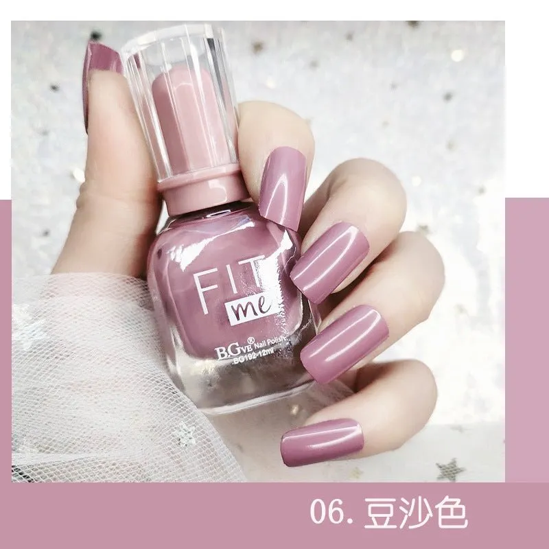 New product nail polish free toast dry display 36 color transparent nail polish cross-border beauty makeup