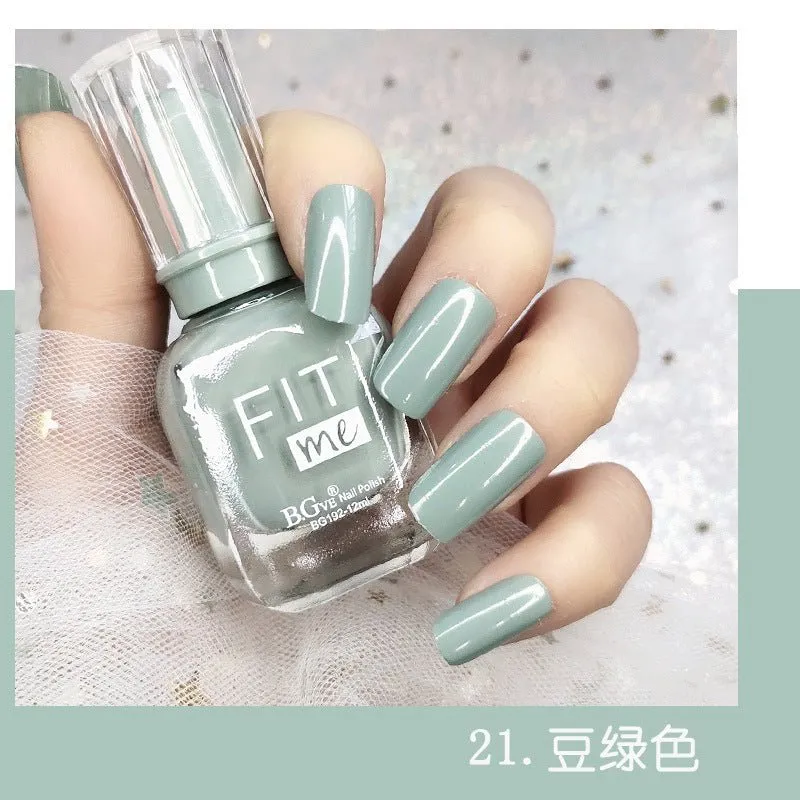 New product nail polish free toast dry display 36 color transparent nail polish cross-border beauty makeup