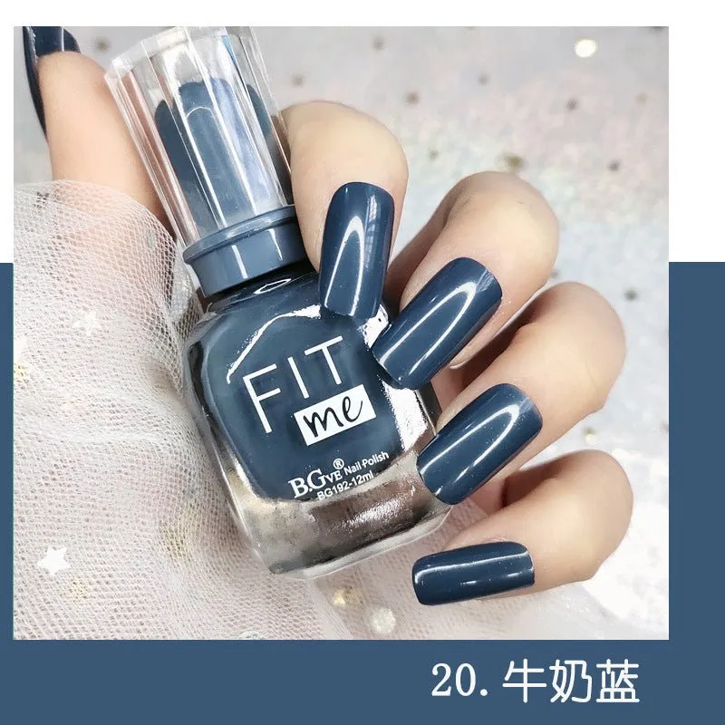 New product nail polish free toast dry display 36 color transparent nail polish cross-border beauty makeup