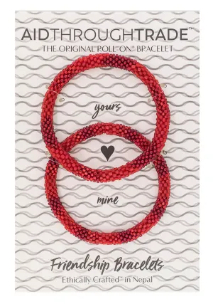 ***NEW*** Roll-On® Friendship Bracelets <br> Scarlet