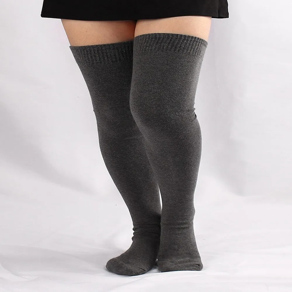 New Special Fat Ladies Knee-high Socks