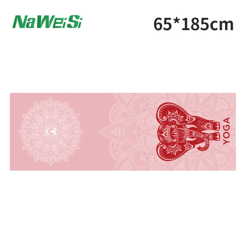 new style yoga towel personalized printed towel double-sided velvet microfiber yoga mat