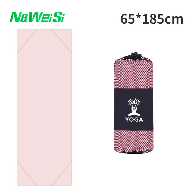 new style yoga towel personalized printed towel double-sided velvet microfiber yoga mat