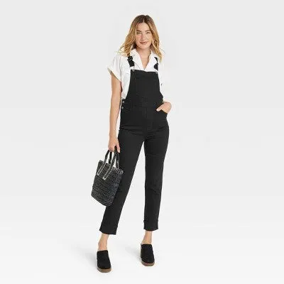 New - Women's 9's Slim Denim Overalls - Universal Thread