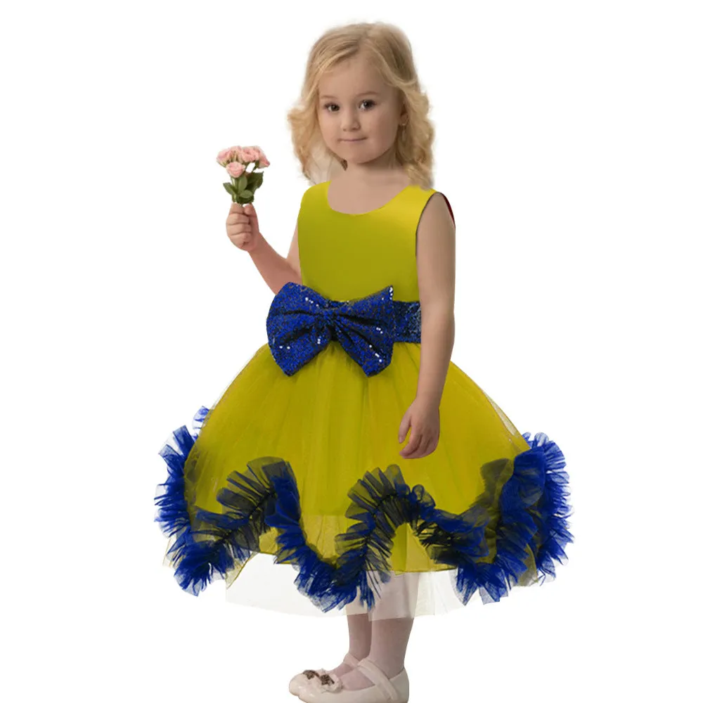 New Year Dress European and American Christmas Evening Dress Girl Princess Dress Christmas Dress