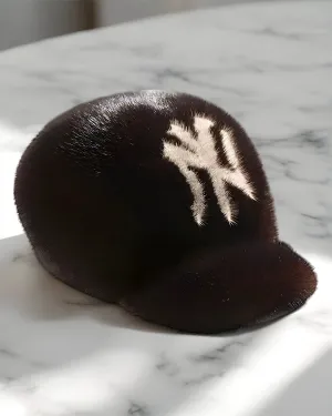 New York Yankees Brown Mink Baseball Cap