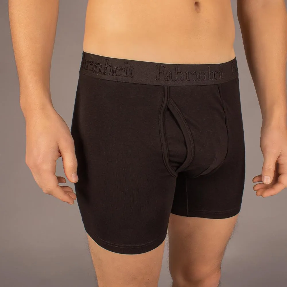 Newman Boxer Brief | Solid Black