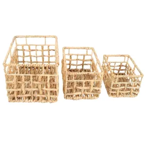 Newport Large Rectangular Hyacinth Storage Basket