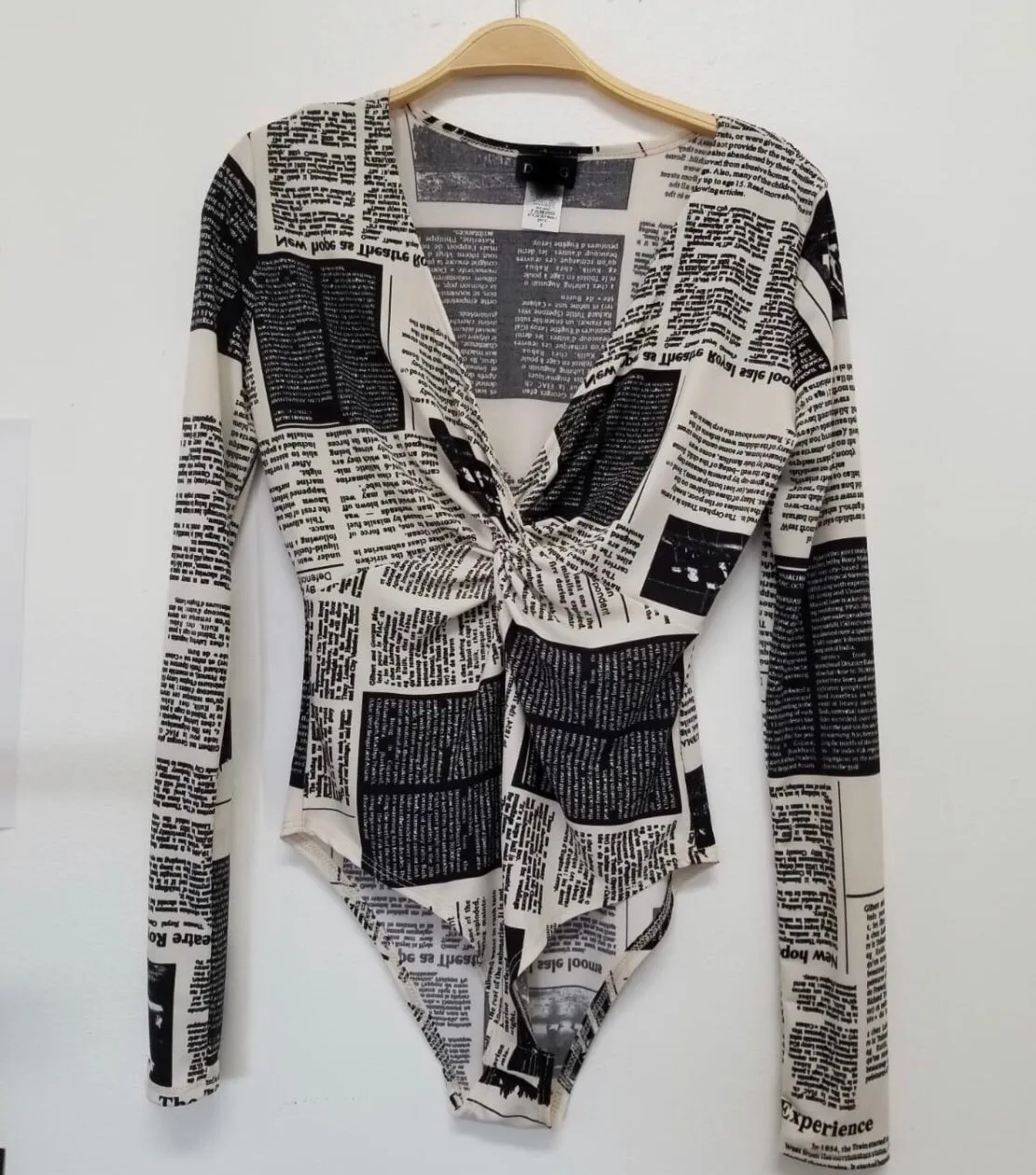 Newspaper Bodysuit