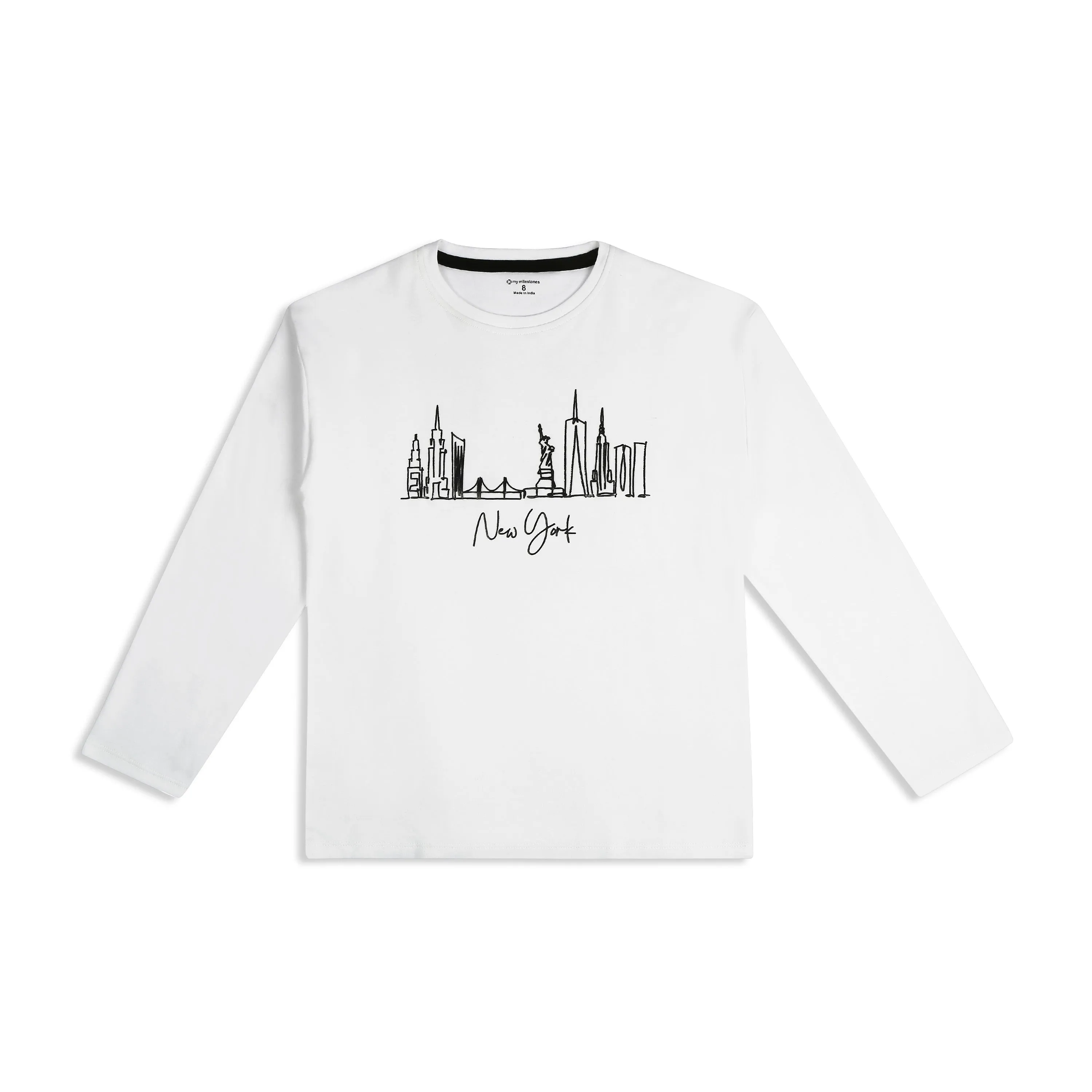 Newyork Foil Print Tee