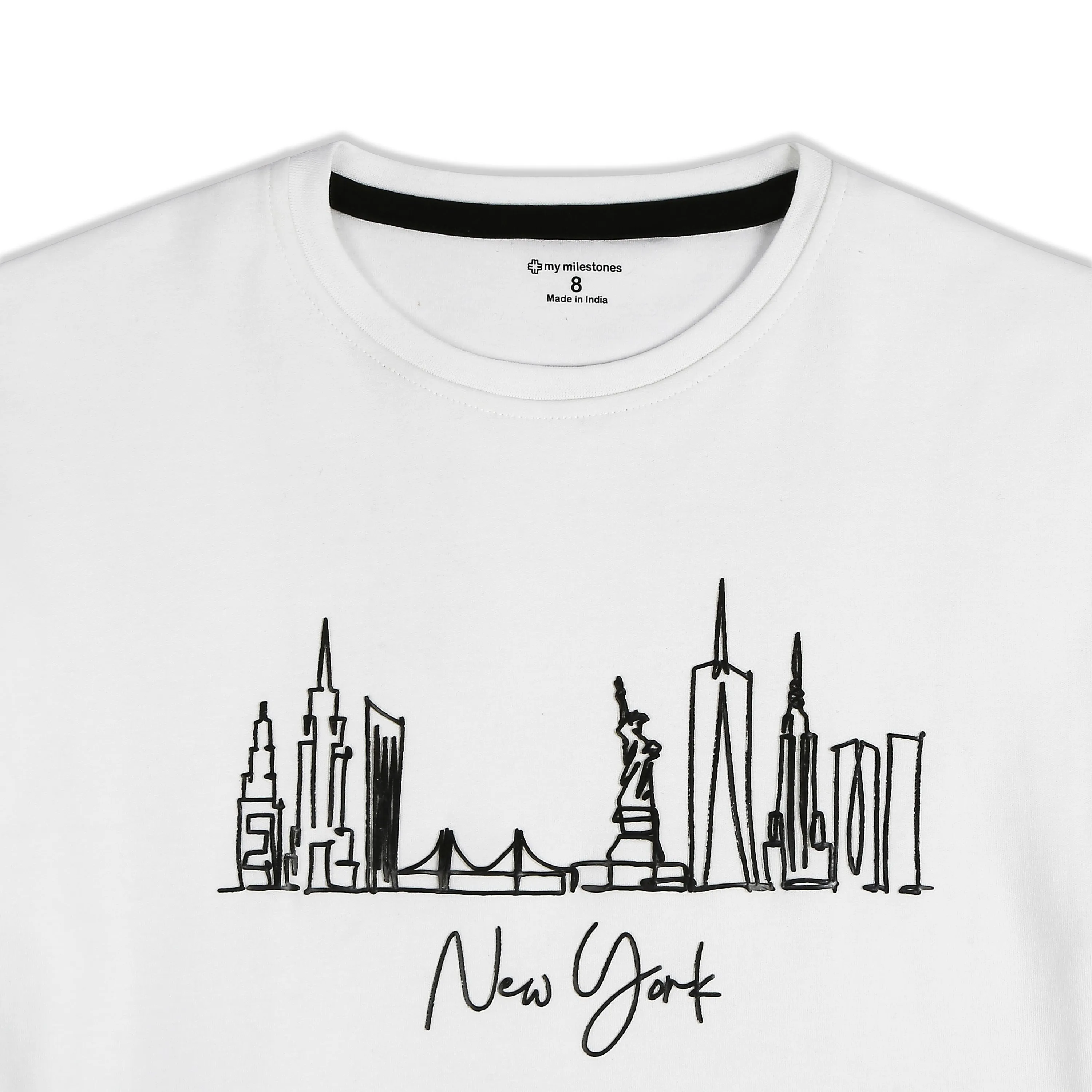 Newyork Foil Print Tee