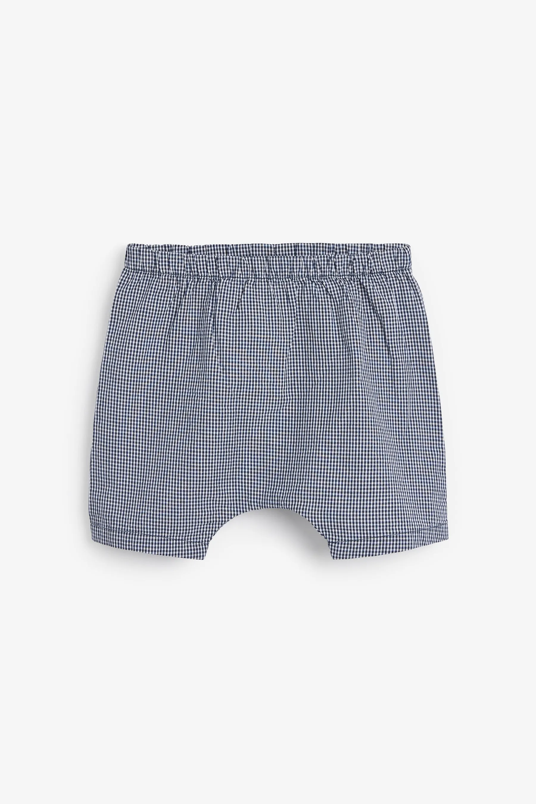 Next 2 Pack Blue Woven Baby Boys Shorts