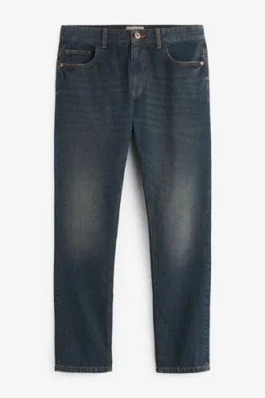 Next Blue Tint Cotton Slim Fit Mens Jeans