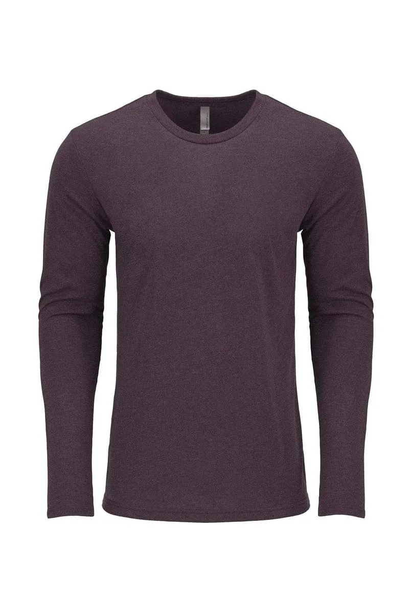 Next Level 6071: Men's Triblend Long-Sleeve Crew