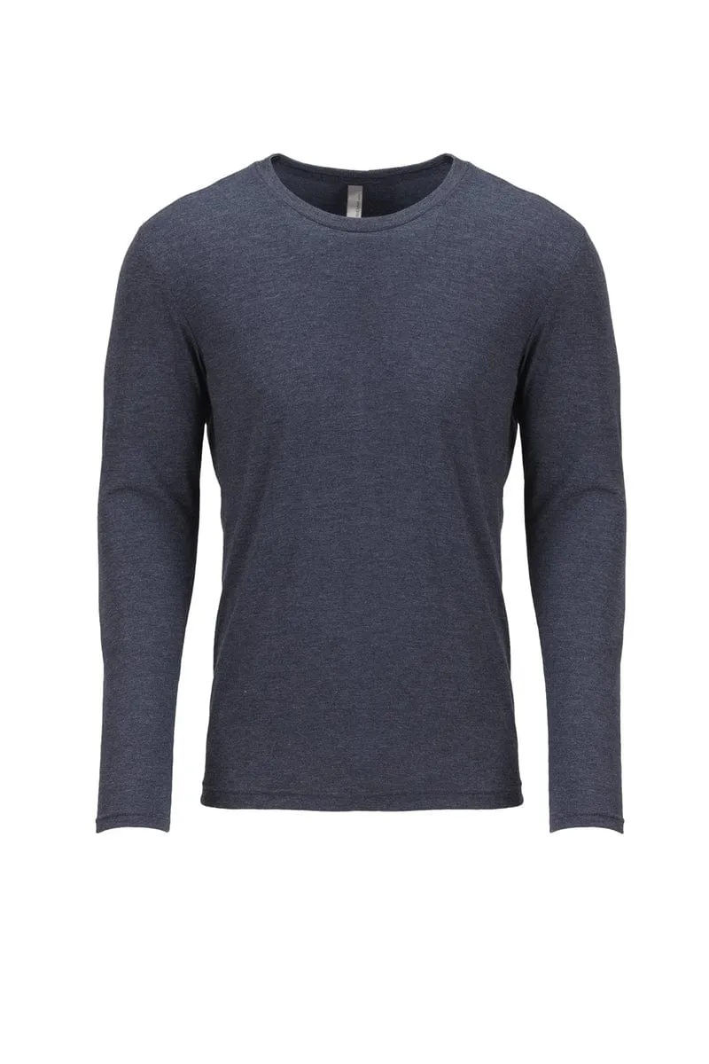 Next Level 6071: Men's Triblend Long-Sleeve Crew