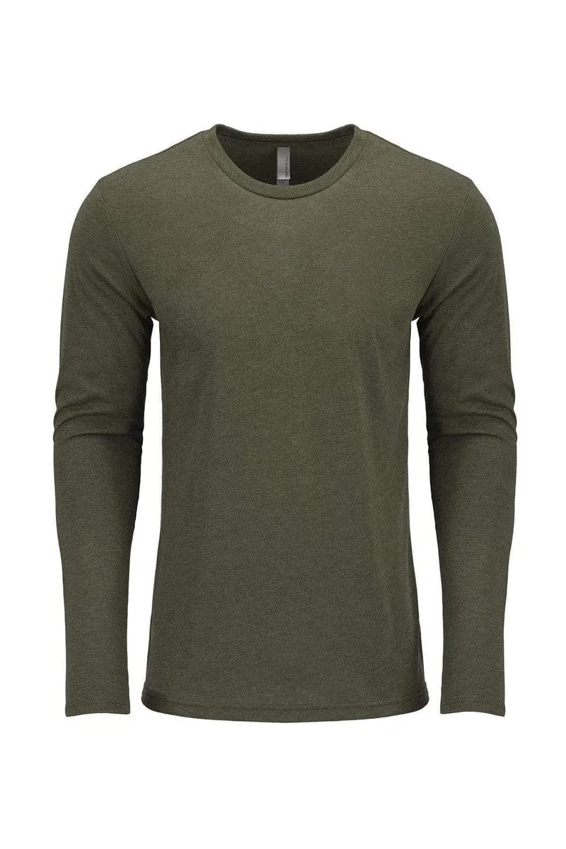 Next Level 6071: Men's Triblend Long-Sleeve Crew