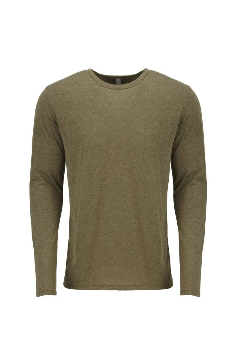 Next Level 6071: Men's Triblend Long-Sleeve Crew