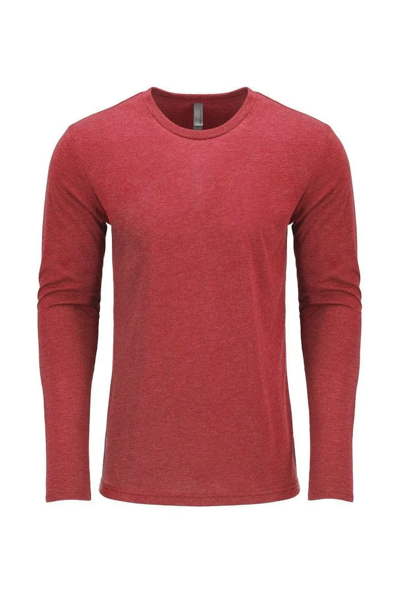 Next Level 6071: Men's Triblend Long-Sleeve Crew