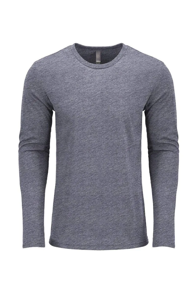 Next Level 6071: Men's Triblend Long-Sleeve Crew