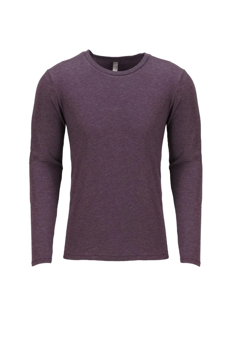 Next Level 6071: Men's Triblend Long-Sleeve Crew