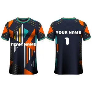 NEXT PRINT All Over Printed Customized Sublimation T-Shirt Unisex Sports Jersey Player Name & Number, Team Name .1827834800