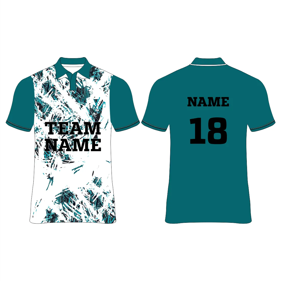 NEXT PRINT All Over Printed Customized Sublimation T-Shirt Unisex Sports Jersey Player Name & Number, Team Name .NP0080038