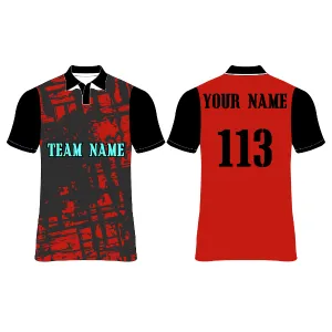 NEXT PRINT All Over Printed Customized Sublimation T-Shirt Unisex Sports Jersey Player Name & Number, Team Name.NP00800113