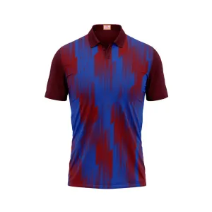 Next Print Customized Polo Neck Maroon Jersey Design 9