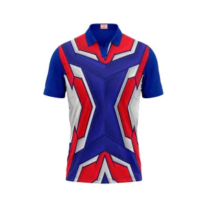 Next Print Customized Polo Neck Royal Blue Jersey NPTS22